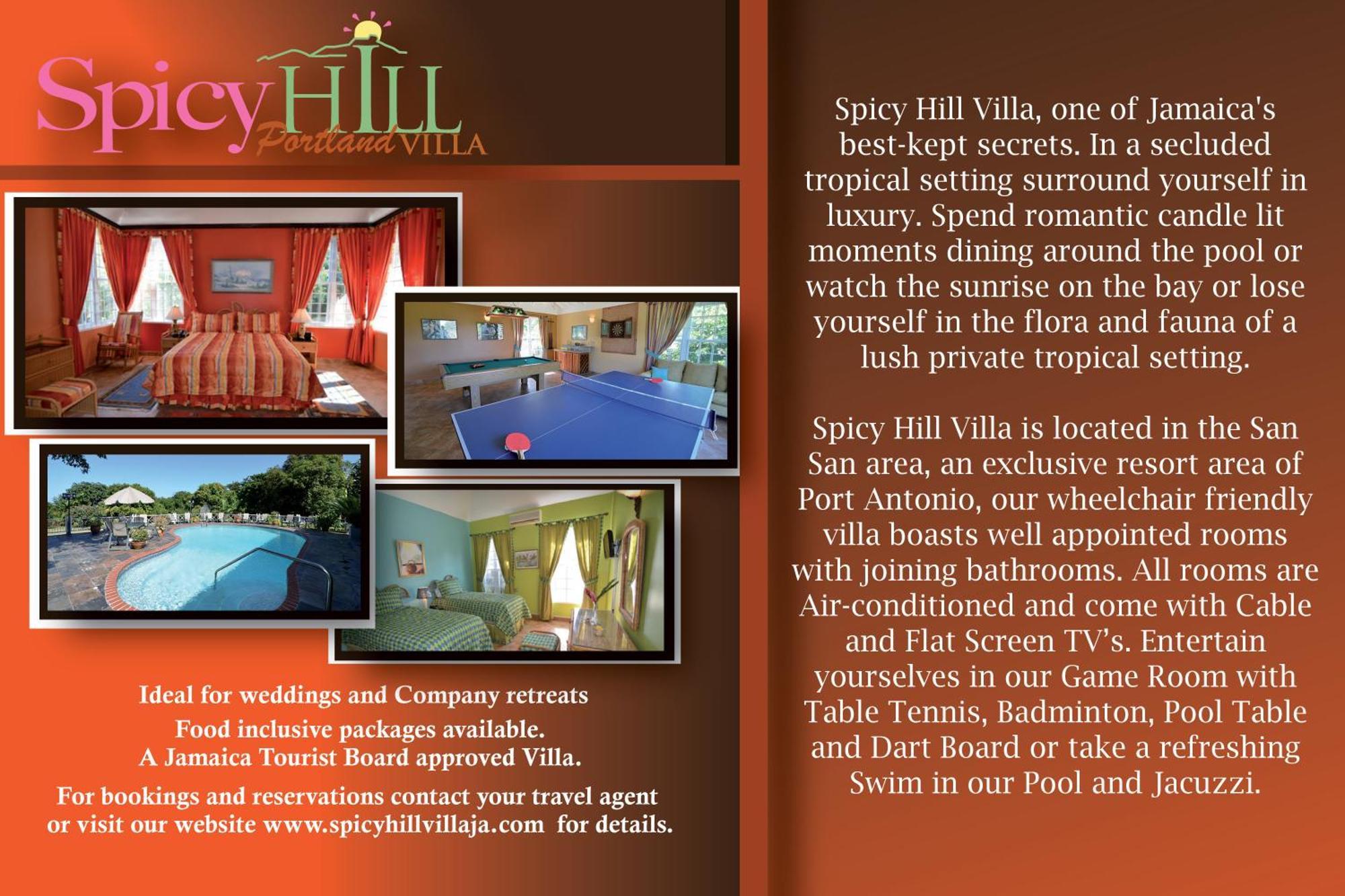 Spicy Hill Villa Port Antonio Rum bild